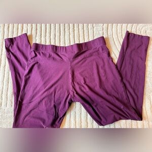 Diadora Leggings in Rich Purple